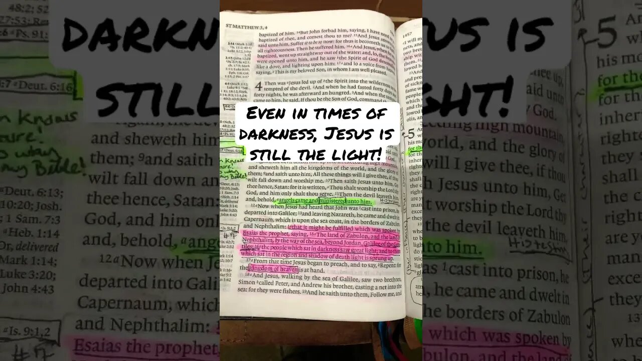 Even in times of darkness, Jesus is still the light! #shorts #faith #light #darkness #Jesus #bible