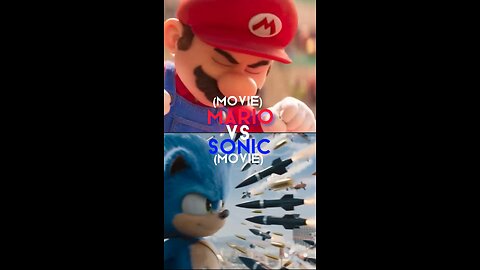 Mario vs sonic (movie form)