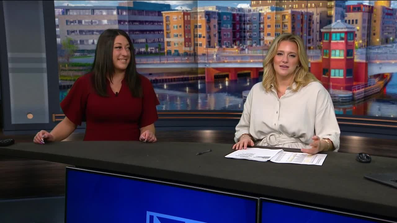 Caroline pulls out snow boots on air