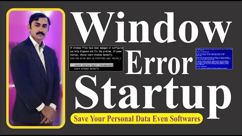How we can repair our window| Window starting Error|Sadar Khan Tv