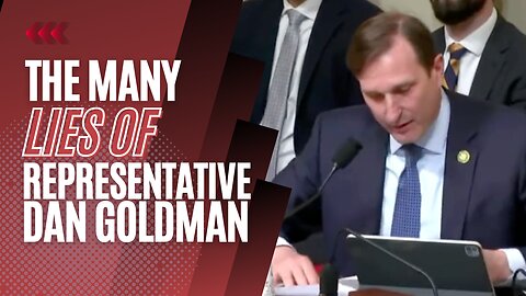 Representative Dan Goldman LIES About Kash Patel