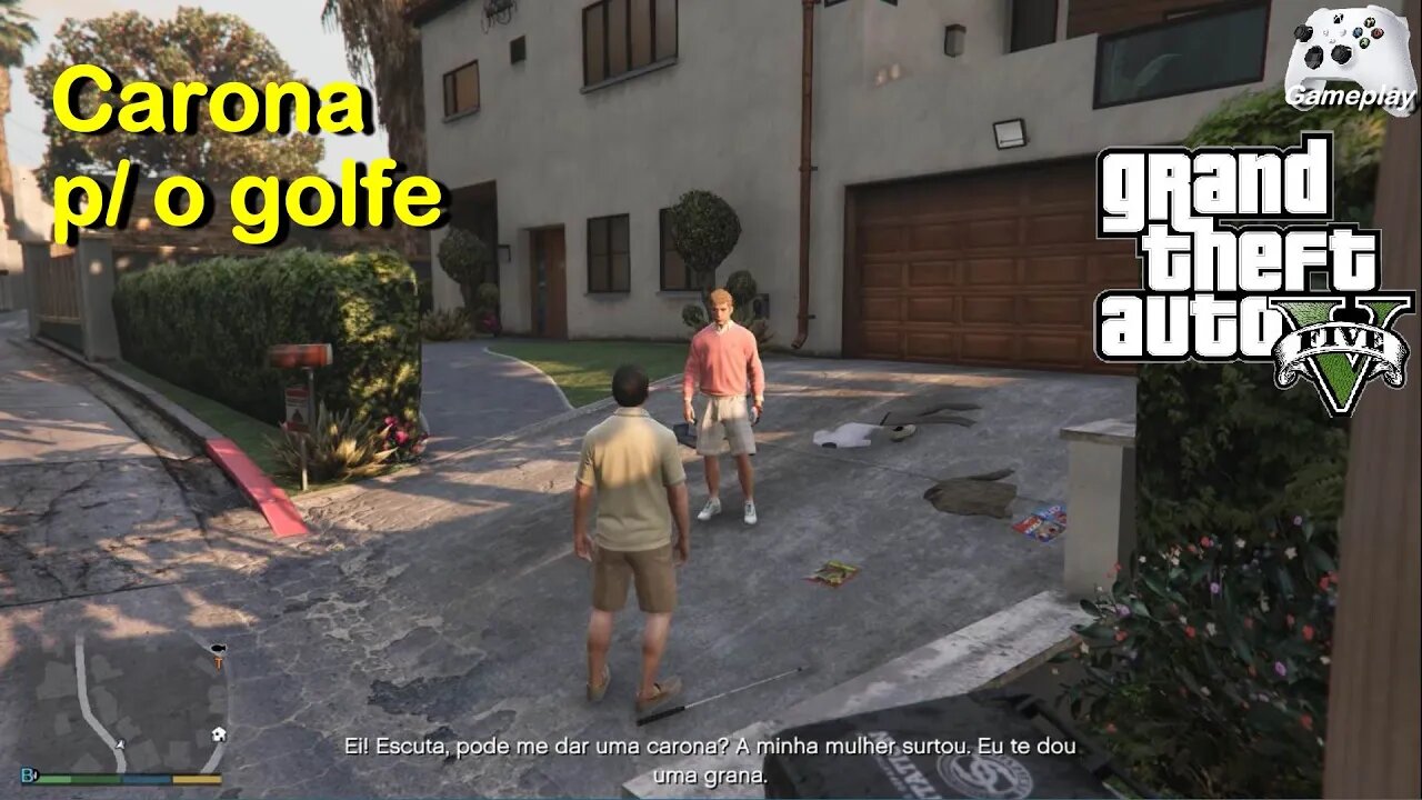 GTA 5 Carona para o golfe - Michael