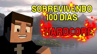 HARDCORE - Jogando Minecraft ao vivo sobrevivendo 100 dias #1