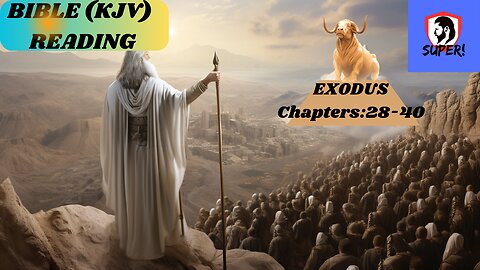 HOLY BIBLE (KJV) Reading EXODUS last Chapters.