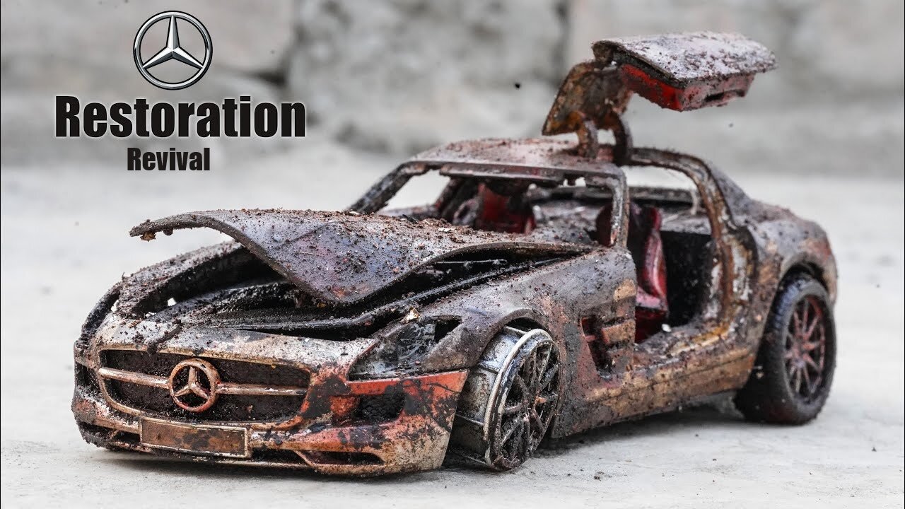 Mercedes Benz AMG SLS Restoration: From Abandoned to Amazing