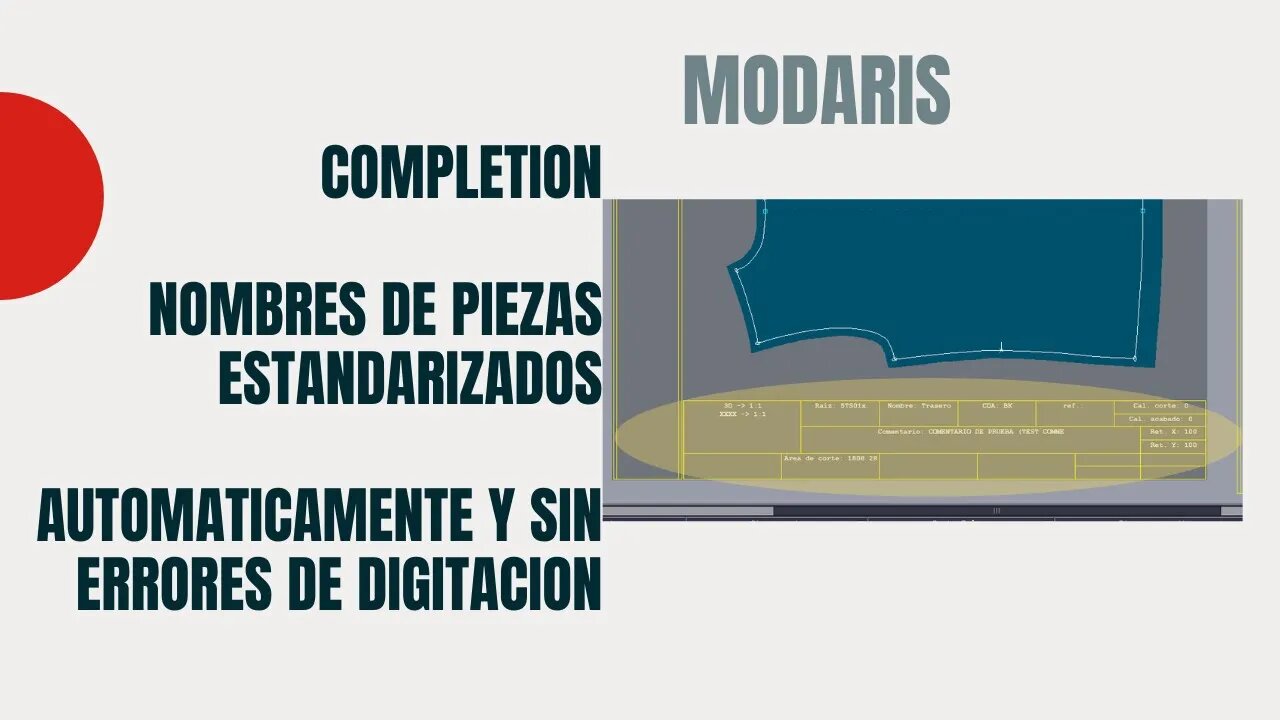 031- Completion - Dar nombre a las piezas y comentarios sin errores y de forma estandarizada