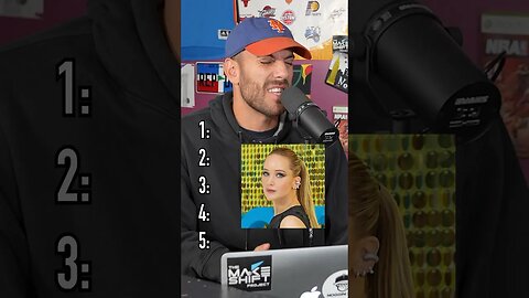 BLIND RANKING CELEBS!! Jennifer Lawrence and More! #shorts #rank #jenniferlawrence #dwaynejohnson