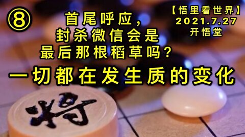 KWT2164(8)一切都在发生质的变化-首尾呼应，封杀微信会是最后那根稻草吗？20210727-10【悟里看世界】