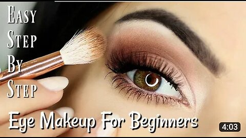 Beginners Eye Makeup Tutorial _ Parts of the Eye _ How To Apply Eyeshadow