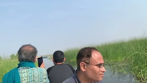 boating at Nalsarovar lake with friends