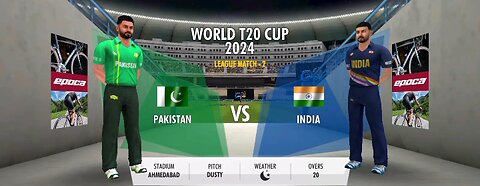 Pakistan VS India T20 World Cup 2024 game play in WCC3