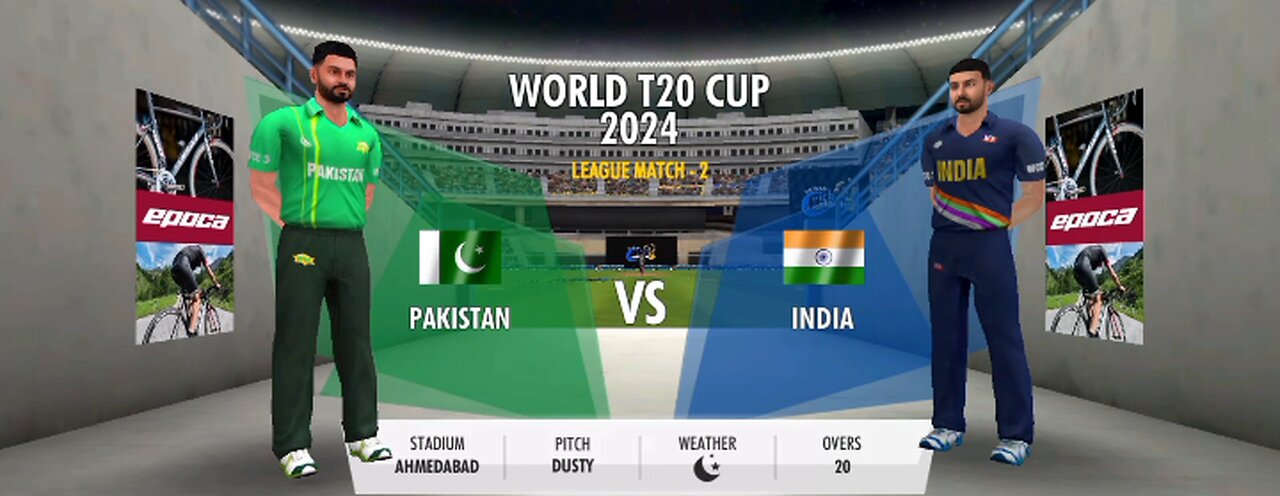 Pakistan VS India T20 World Cup 2024 game play in WCC3