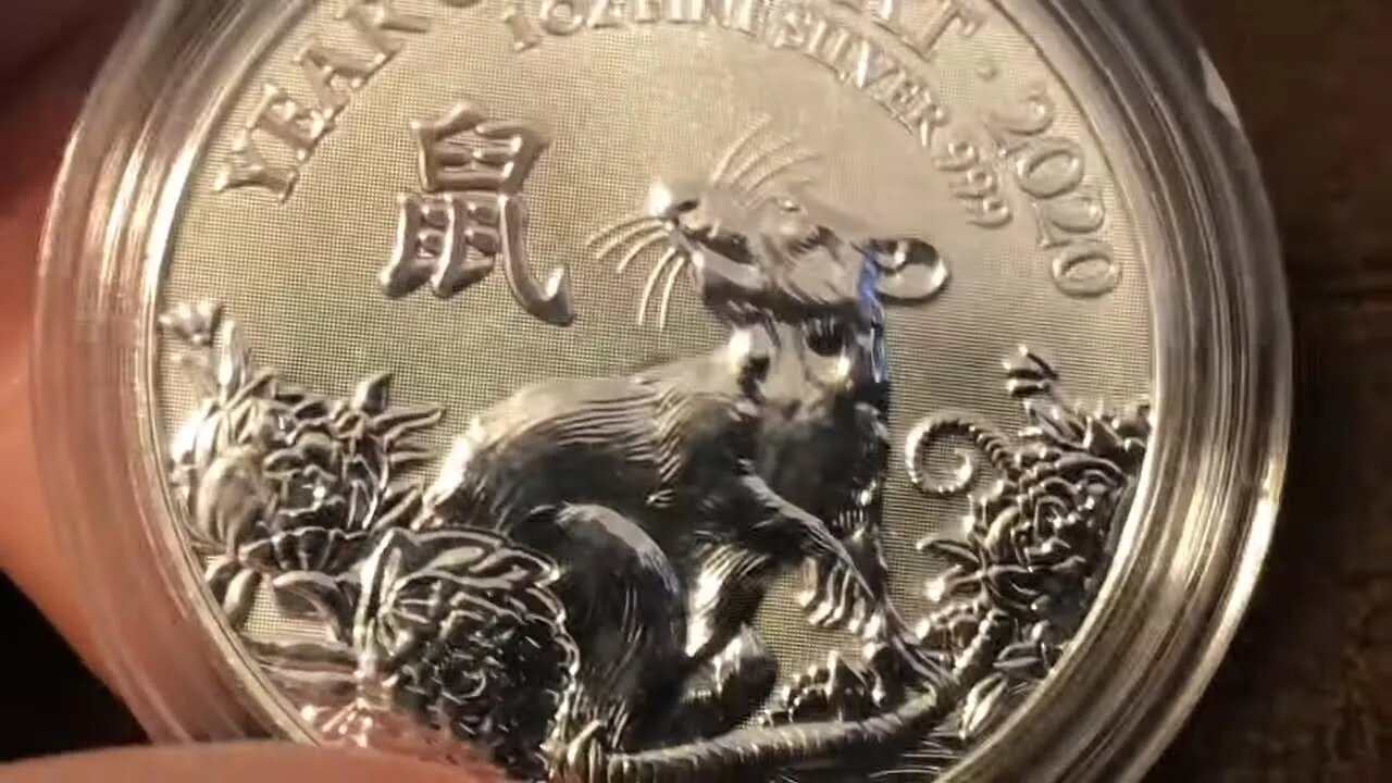 2020 Royal Mint Year Of The Rat Silver Coin Review #RoyalMint