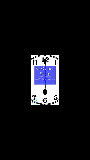 Six O’clock Sharp: Level 1 - Russian-to-English #shorts