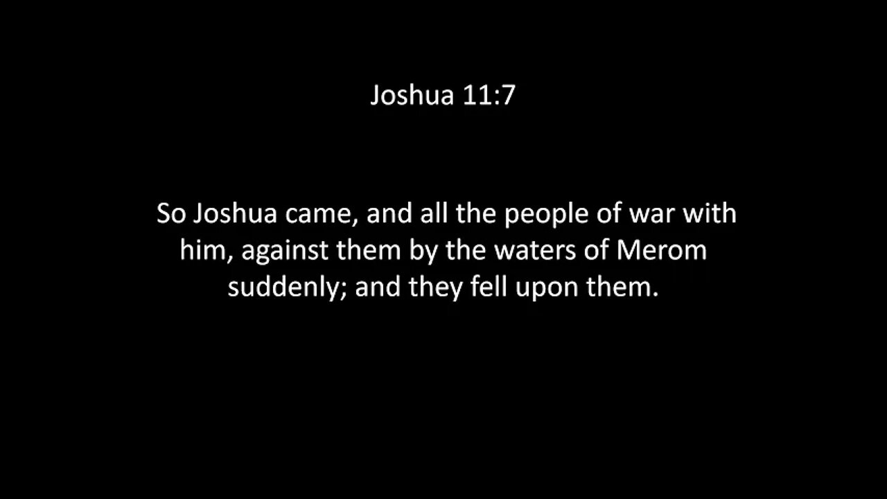 Joshua Chapter 11