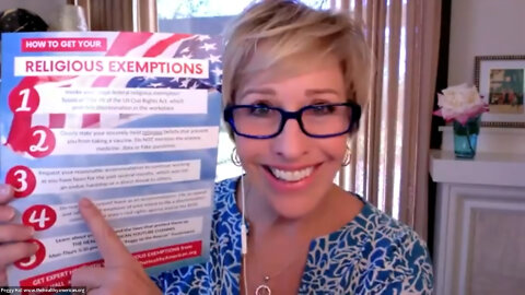 "5 STEPS FOR RELIGIOUS EXEMPTIONS" -- Peggy to the Rescue!