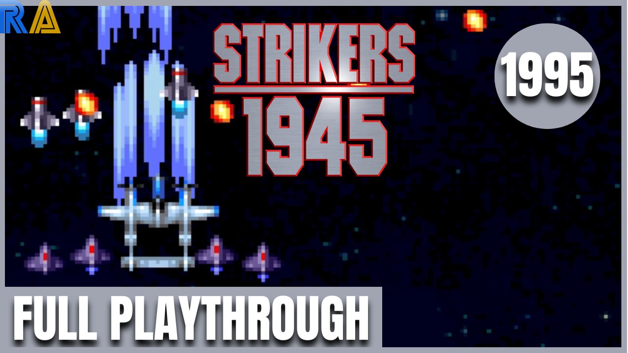 Strikers 1945 Arcade (1995) Full Playthrough with Retro Achievements