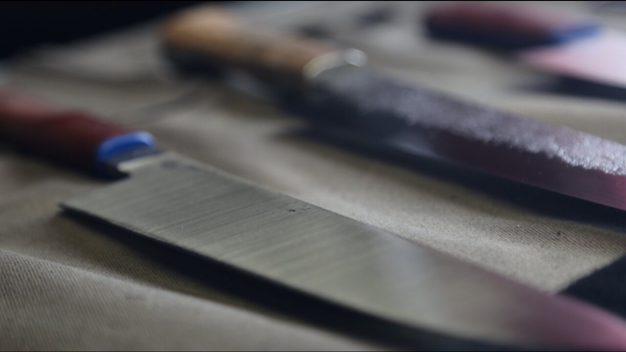 Milwaukee blademith perfecting knife making craft