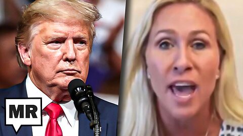 Trump Ghosts MTG And She Gets Desperate