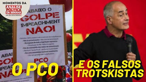 Qual a diferença do PCO para a esquerda dita “trotskista”? | Momentos da Análise Política da Semana