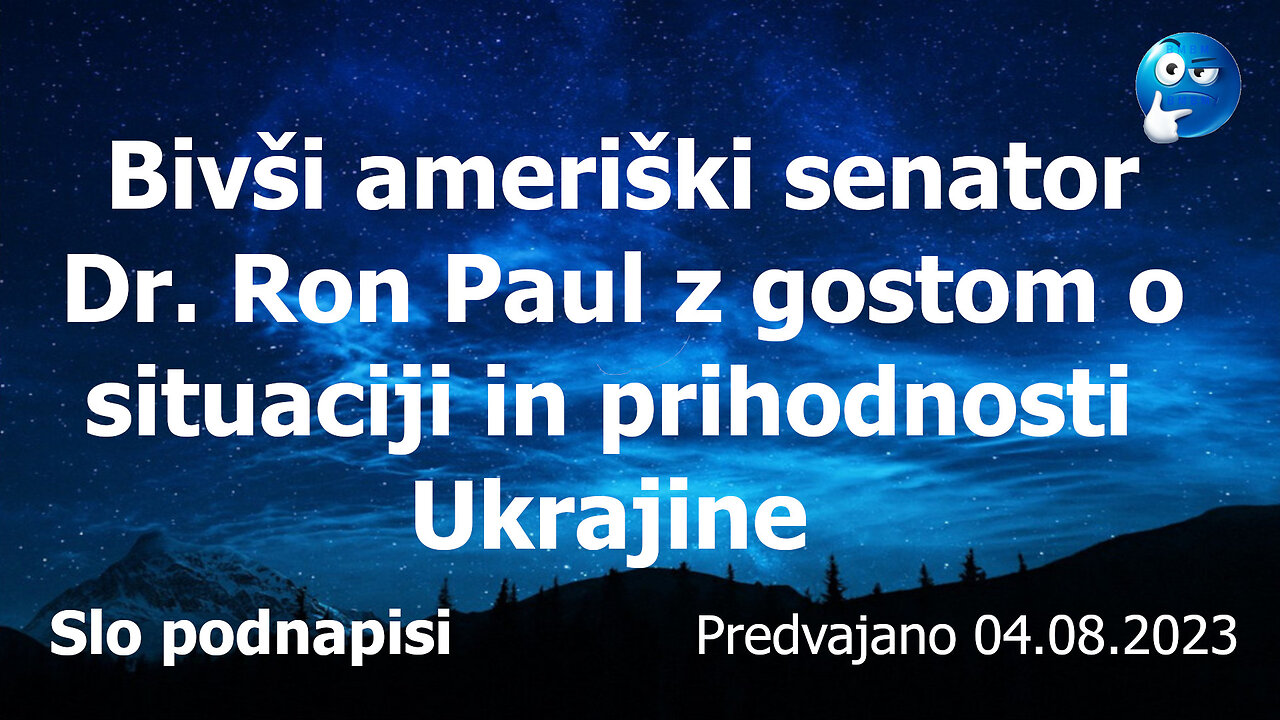 Odlična debata o Ukrajini tudi ZDA med bivšim Ameriškim senatorjem in polkovnikom