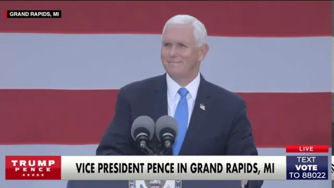 Vice President Pence in Grand Rapids, MI #Michigan