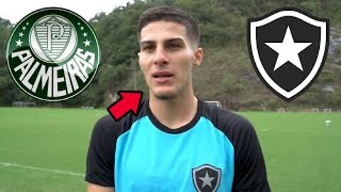 RAPAZ! OLHA O QUE JOGADOR DO BOTAFOGO DISSE SOBRE PALMEIRAS ANTES DO JOGO PELO BRASILEIRÃO!