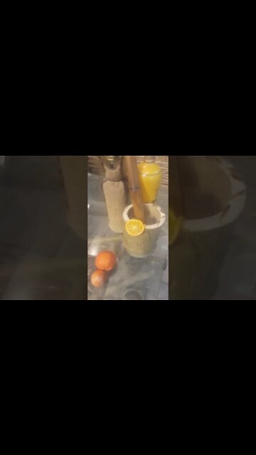 copo de bambu mosso para caipirinha