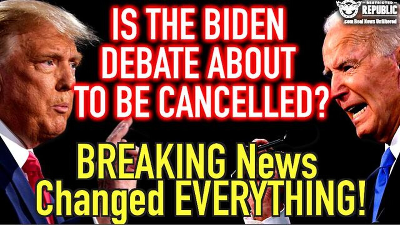 Is The Biden Debate About to Be Cancelled?