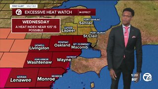 Strong storms and excessive heat