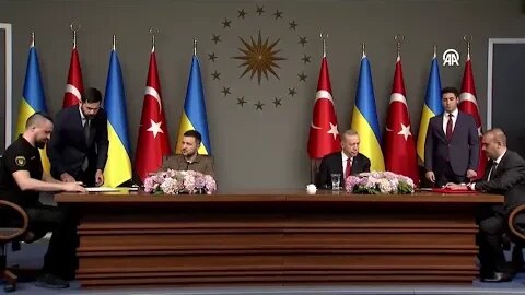 President Erdogan held a joint press conference with President Zelenskiy of Ukraine