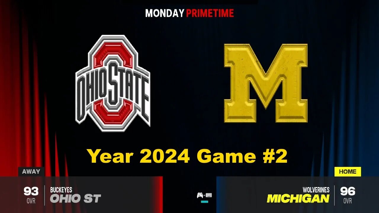 CFB 24 Ohio State Buckeyes Vs Michigan Wolverines Year 2024