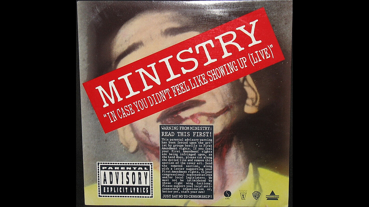 Ministry in case you didnt feel like showing up live - watch party