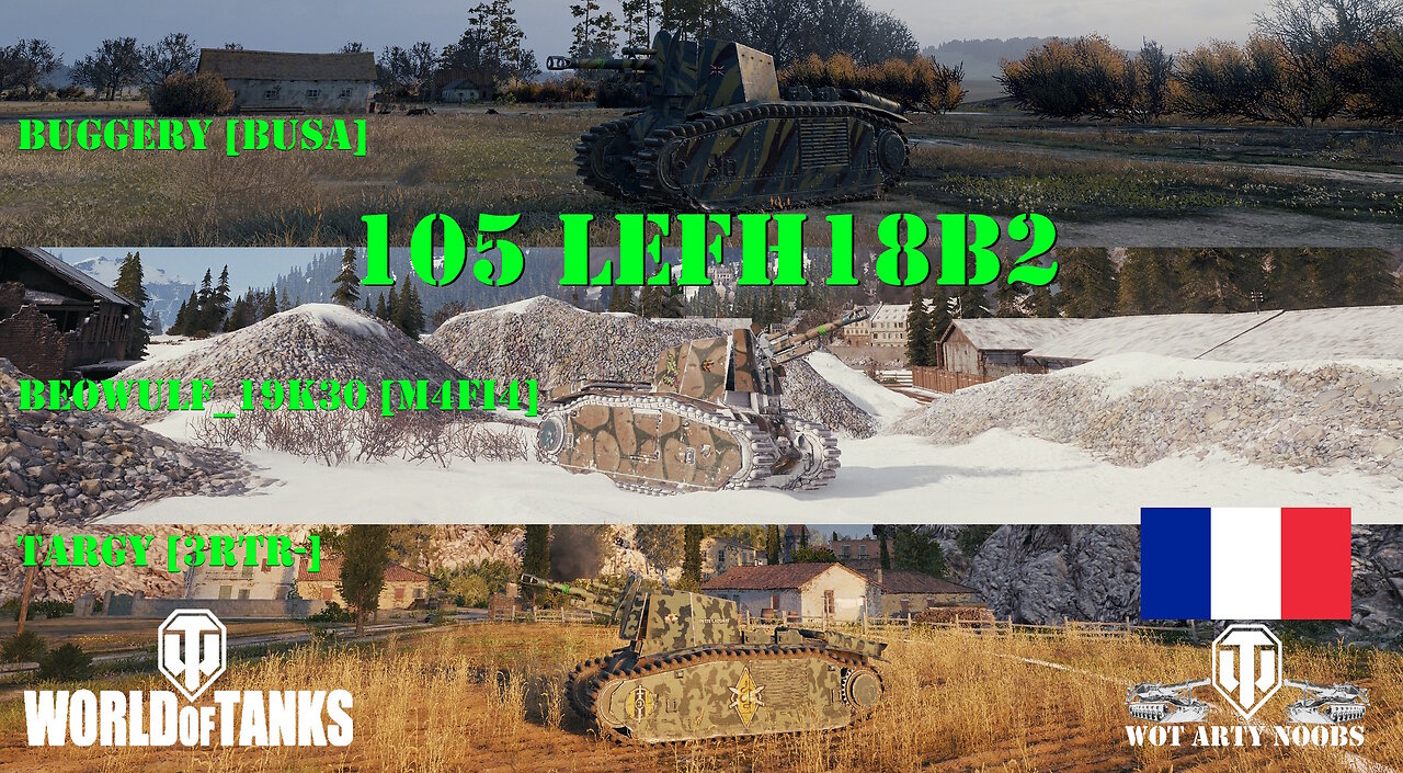 105 leFH18B2 - targy [3RTR-], Beowulf_19K30 [M4FI4] & Buggery [BUSA]