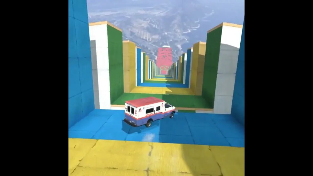 wait for the end ambulance vs ramp #shorts