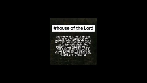 House of the Lord #bibleverseoftheday📖😇 #biblebuild #Bible #biblequote