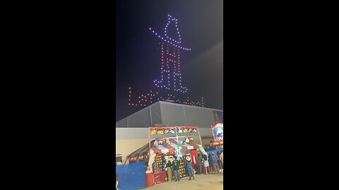 Drone light show at RodeoHouston 2023