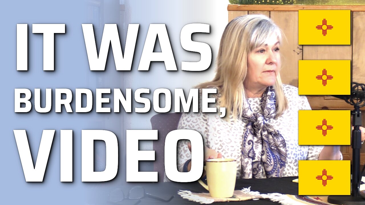 It Was Burdensome, Video