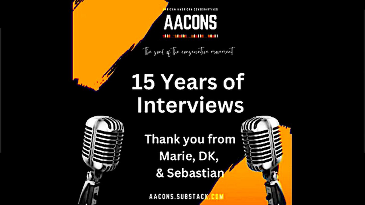 African American Conservatives (AACONS) Turns "15" || Walter Is Remembered And Thanked !!