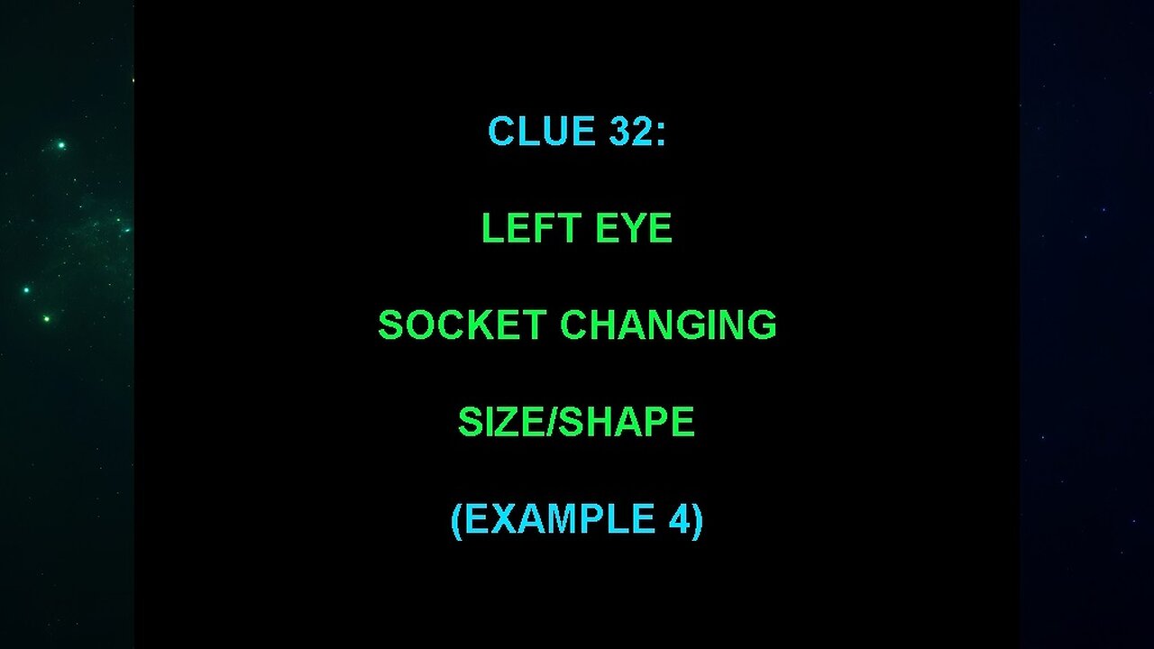 Clue 32 (Andrew Burlington's The "Alien Interview" Video Analysis)