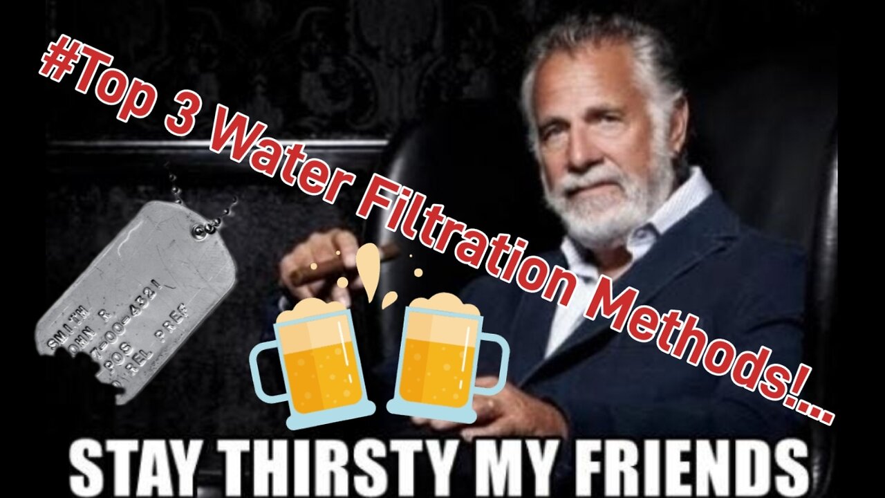Top 3 Water Filtration Methods For Survival/Outdoors!...