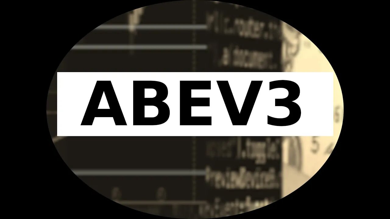 ABEV3: Resistência em R$15 e suporte no R$14