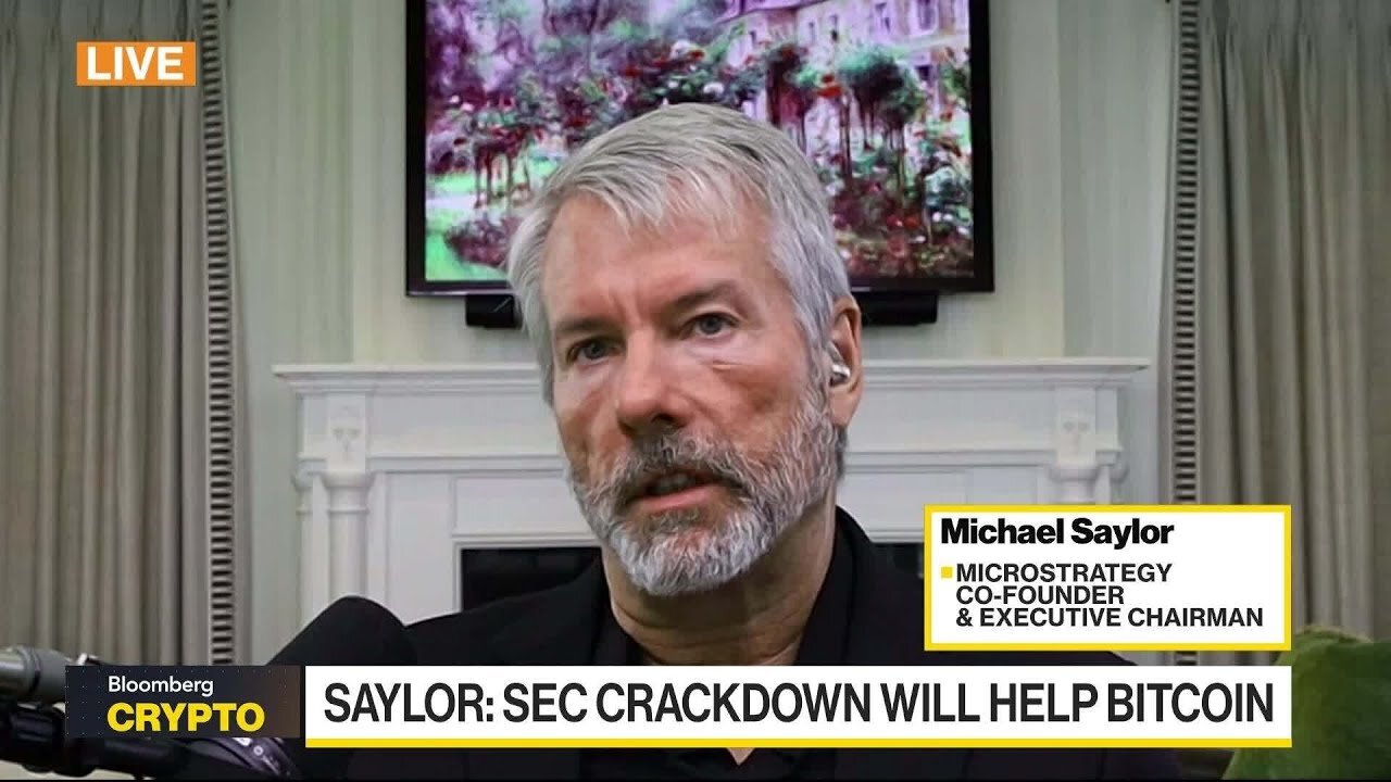 Michael Saylor: "When the SEC is done there will only be Bitcoin & a few other Proof Of Work coins!"