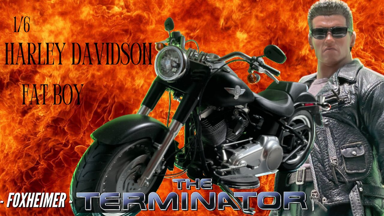 1/6 Scale Model Kit Tamiya Harley Davidson Fat Boy Lo Terminator Led