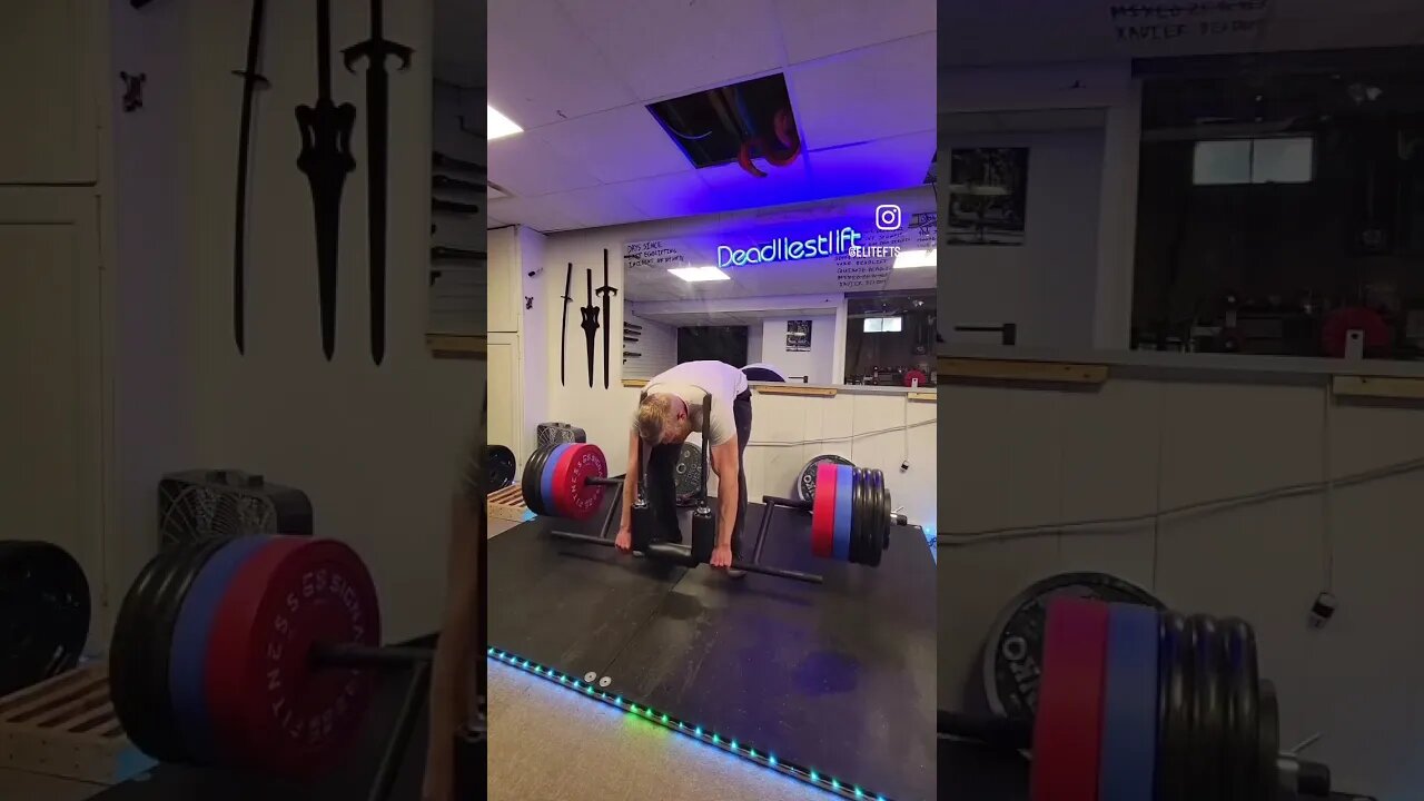 600 POUND LIFT POST SHOULDER DISLOCATION | SPIDER BAR 🙌🔑#eftsss #elitefts