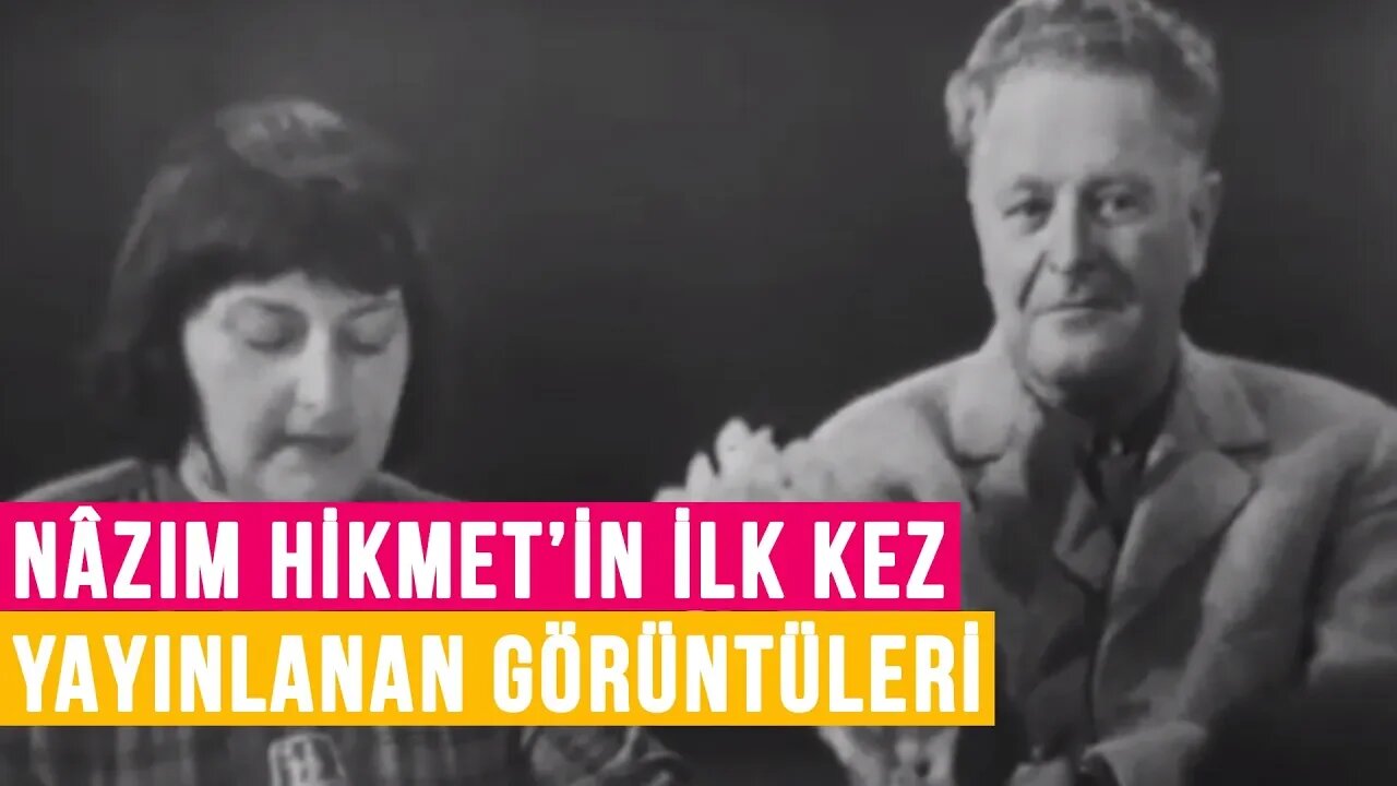 Nâzım Hikmet'in İlk Kez Göreceğiniz Görüntüleri Ve Konuşması