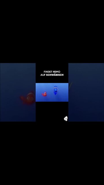 Findet Nemo auf Schwäbisch #schwobatastisch #schwäbisch #ländle #württemberg #findetnemo #dialekt #s