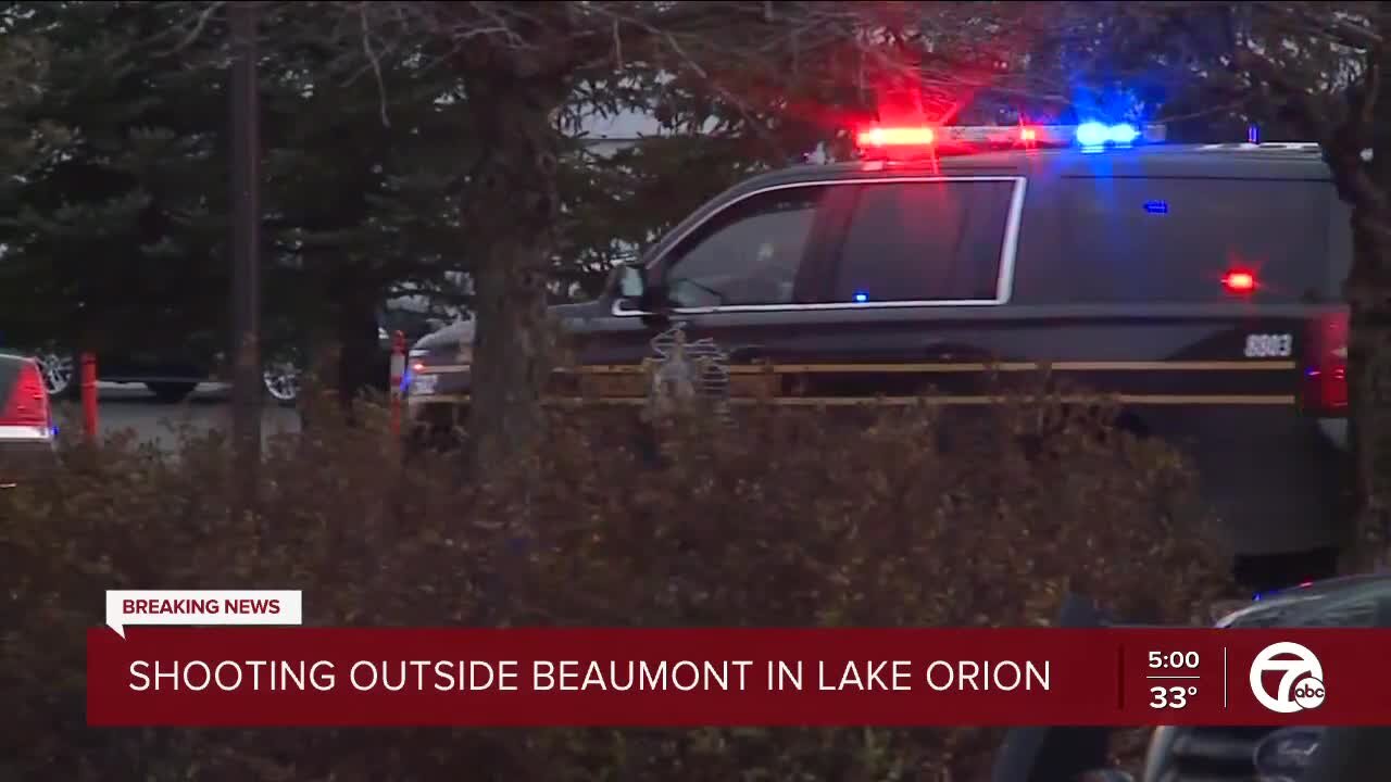 Police say 1 person was shot in parking lot of Beaumont facility in Lake Orion