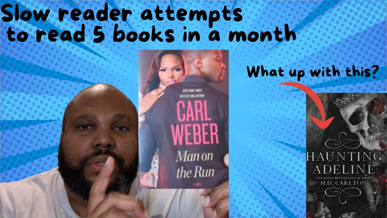 Slow reader attempts to read 5 books in one month