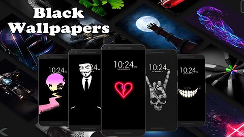 BLACK WALLPAPERS